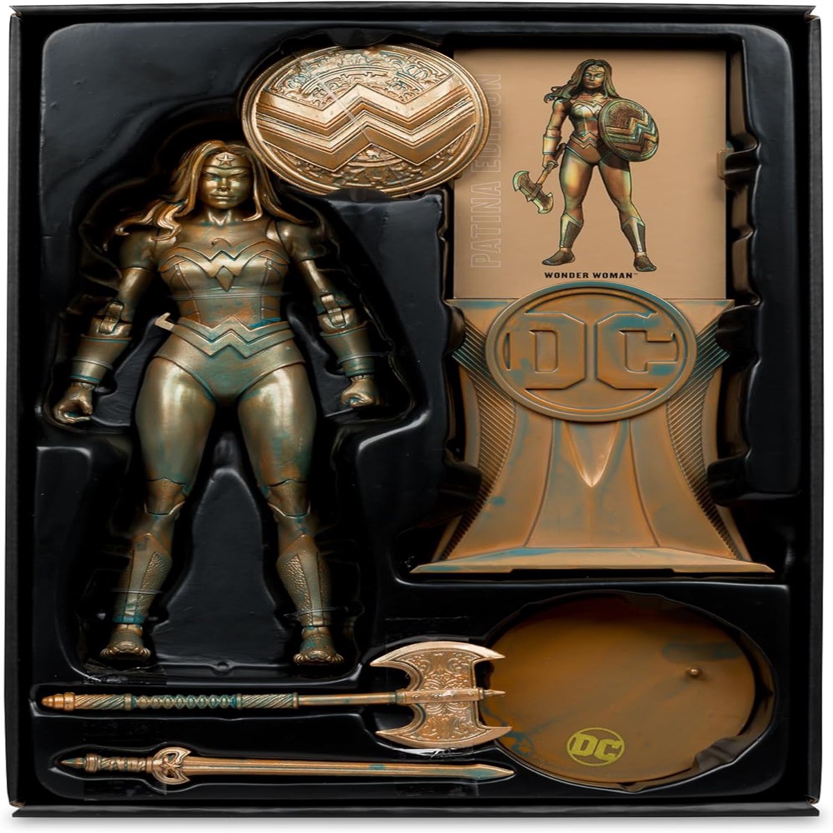 DC Multiverse Classic 7 Inch Action Figure Exclusive – Wonder Woman Patina Edition Gold Label