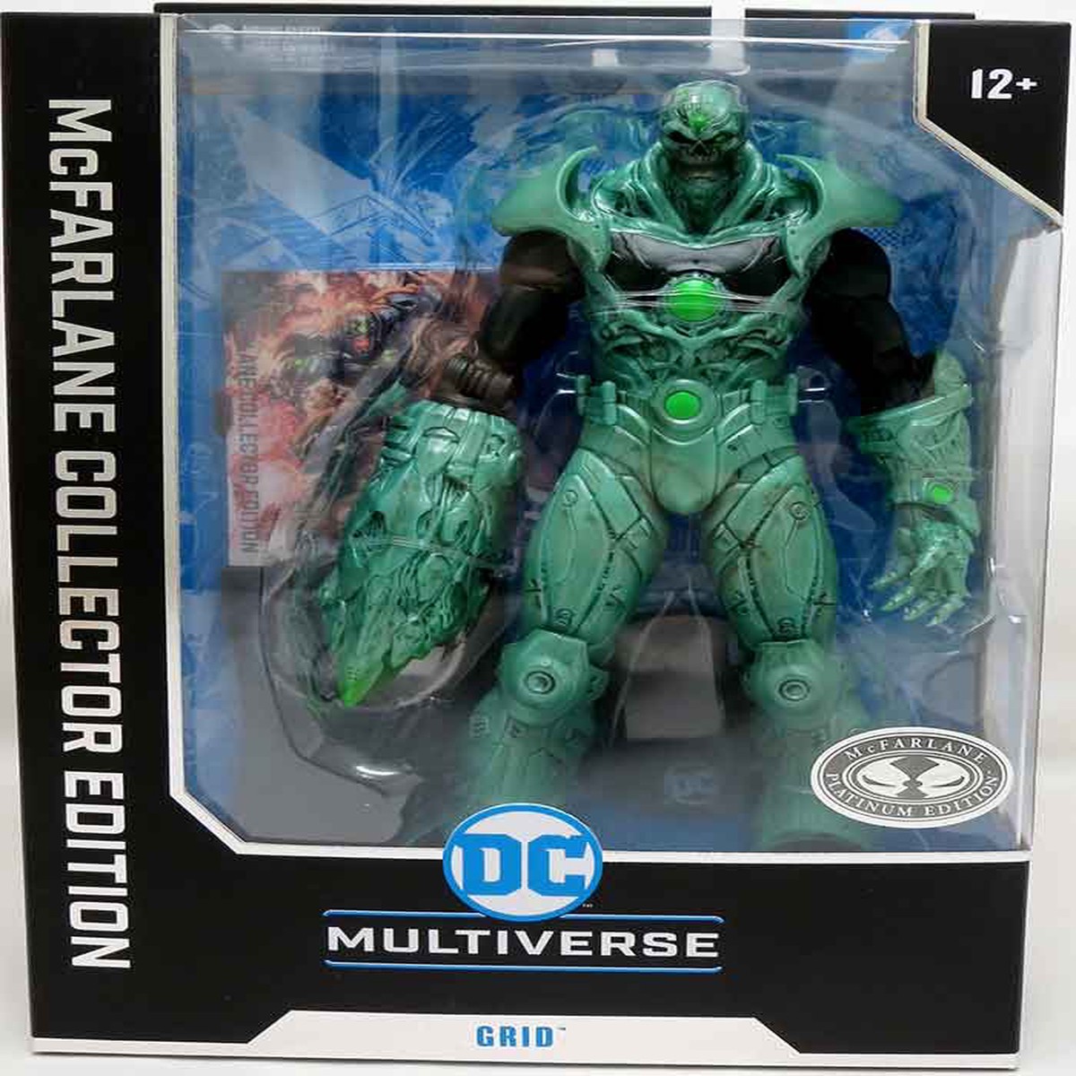 DC Multiverse Collector 7 Inch Action Figure Wave 8 Exclusive – Grid (Forever Evil) Platinum