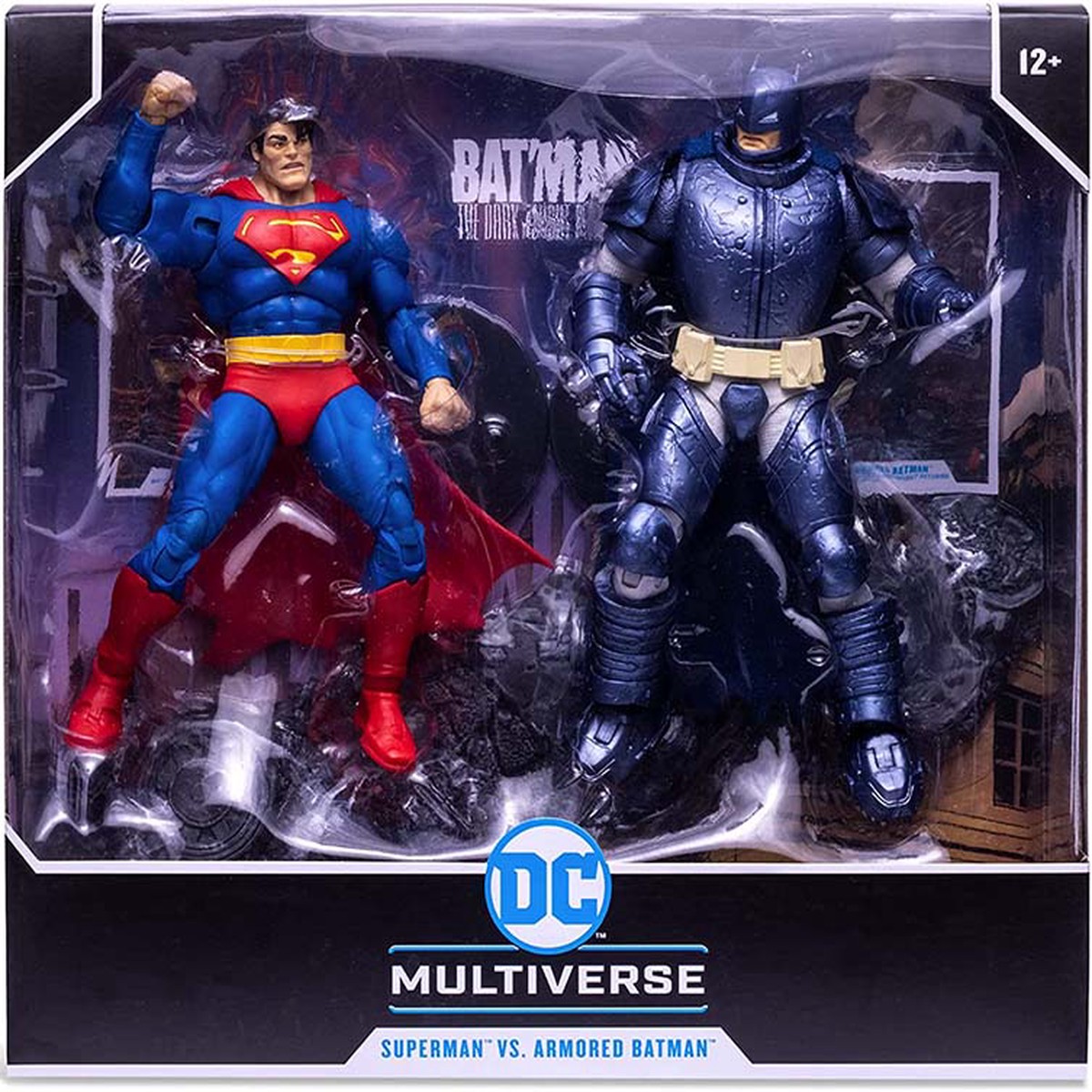 DC Multiverse Comic 7 Inch Action Figure Dark Knight Returns 2-Pack – Superman vs Batman
