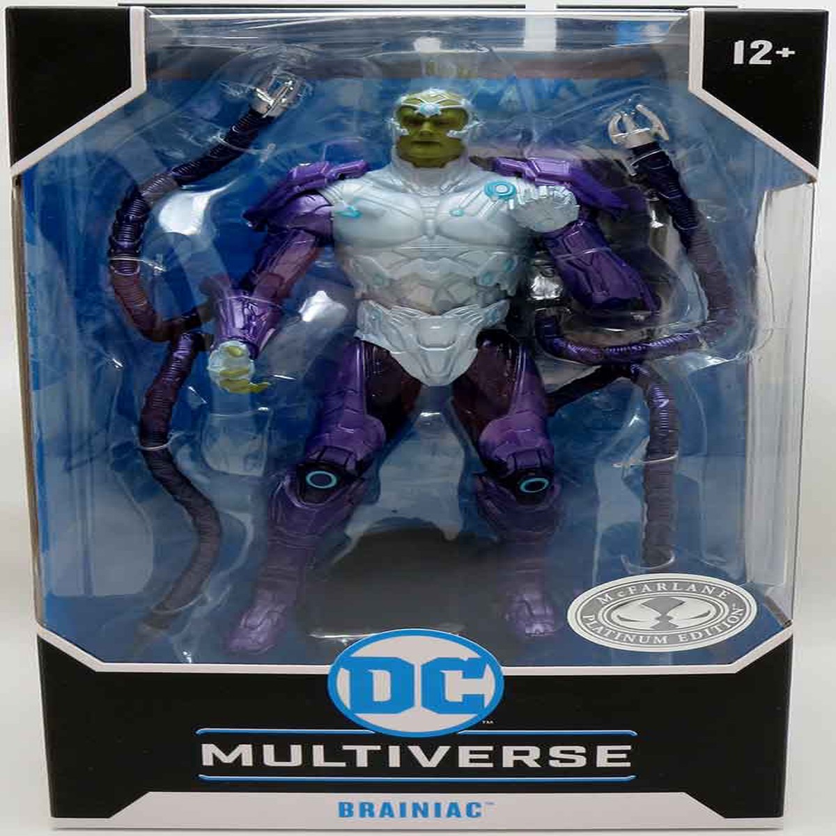 DC Multiverse Injustice 7 Inch Action Figure Gaming Wave 10 Exclusive – Brainiac Purple Variant Platinum