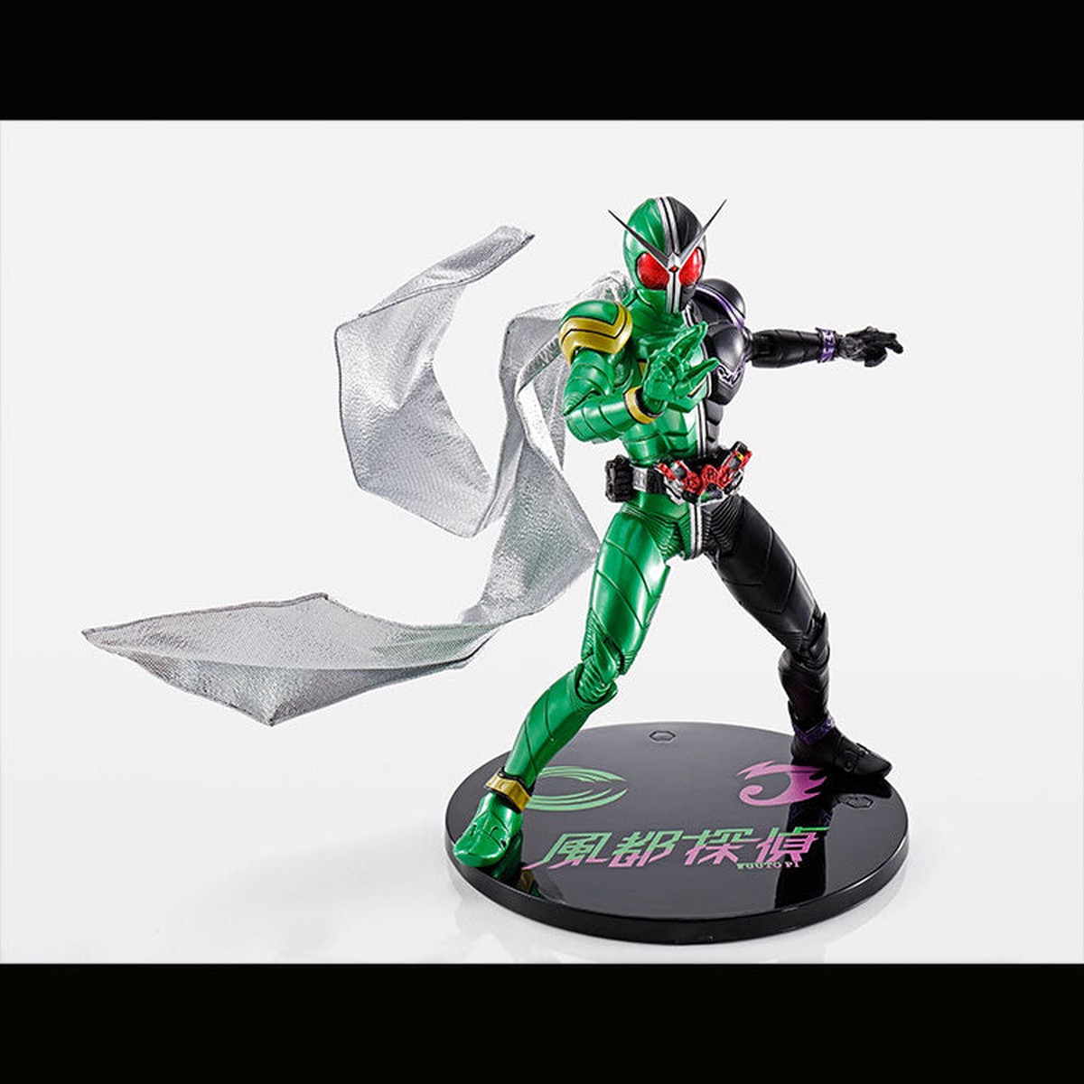 S.H. Figuarts Shinkocchou Seihou Kamen Masked Rider W Double Cyclone Joker (Fuuto PI Animated Anniversary) Action Figure