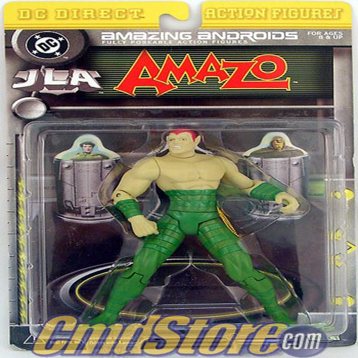 AMAZO 6″ Action Figure JLA AMAZING ANDROID DC Direct Toy (Sub-Standard Packaging)