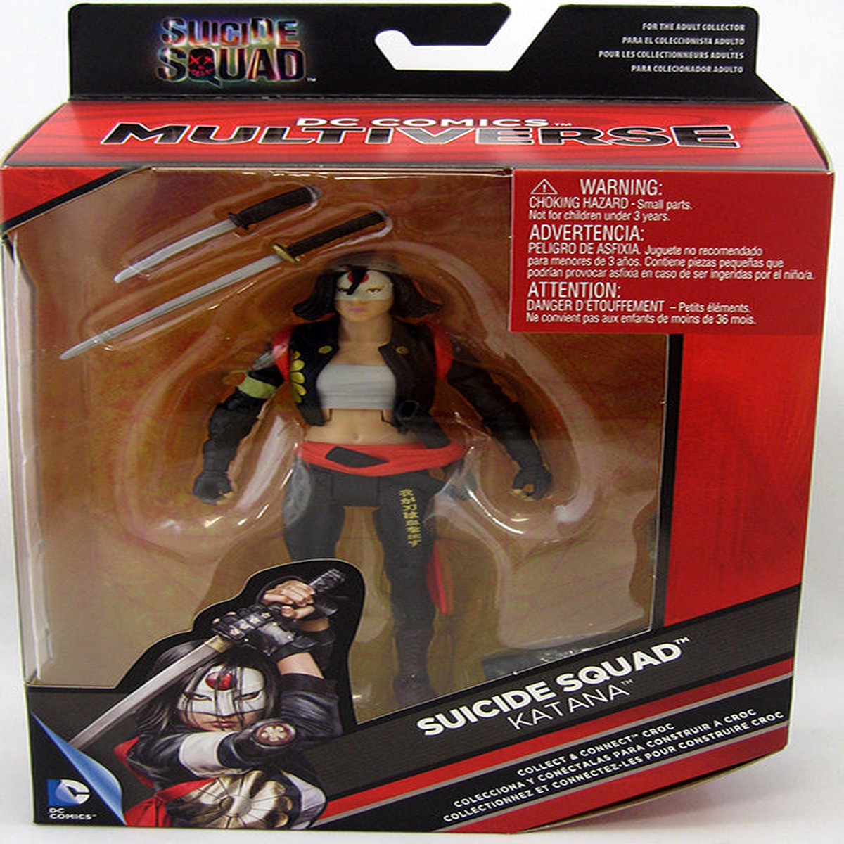 DC Comics Multiverse 6 Inch Action Figure Killer Croc Series – Suicide Squad Katana #5 of 6 (Shelf Wear Packaging)