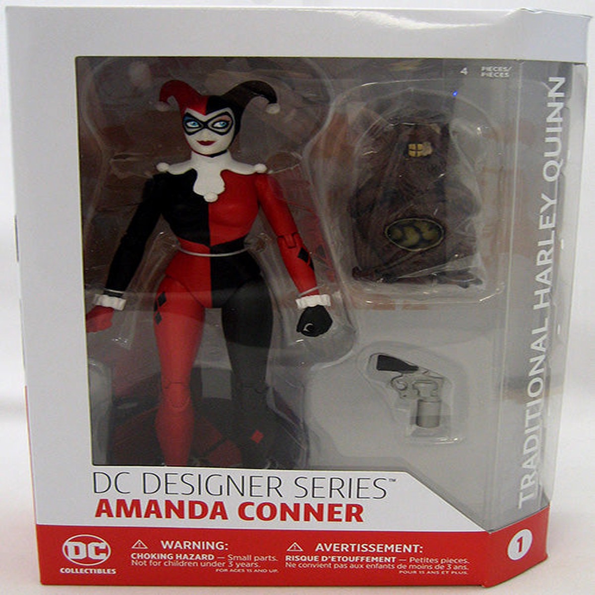 DC Designer Series 6 Inch Action Figure Amanda Conner Series – Traditional Harley Quinn