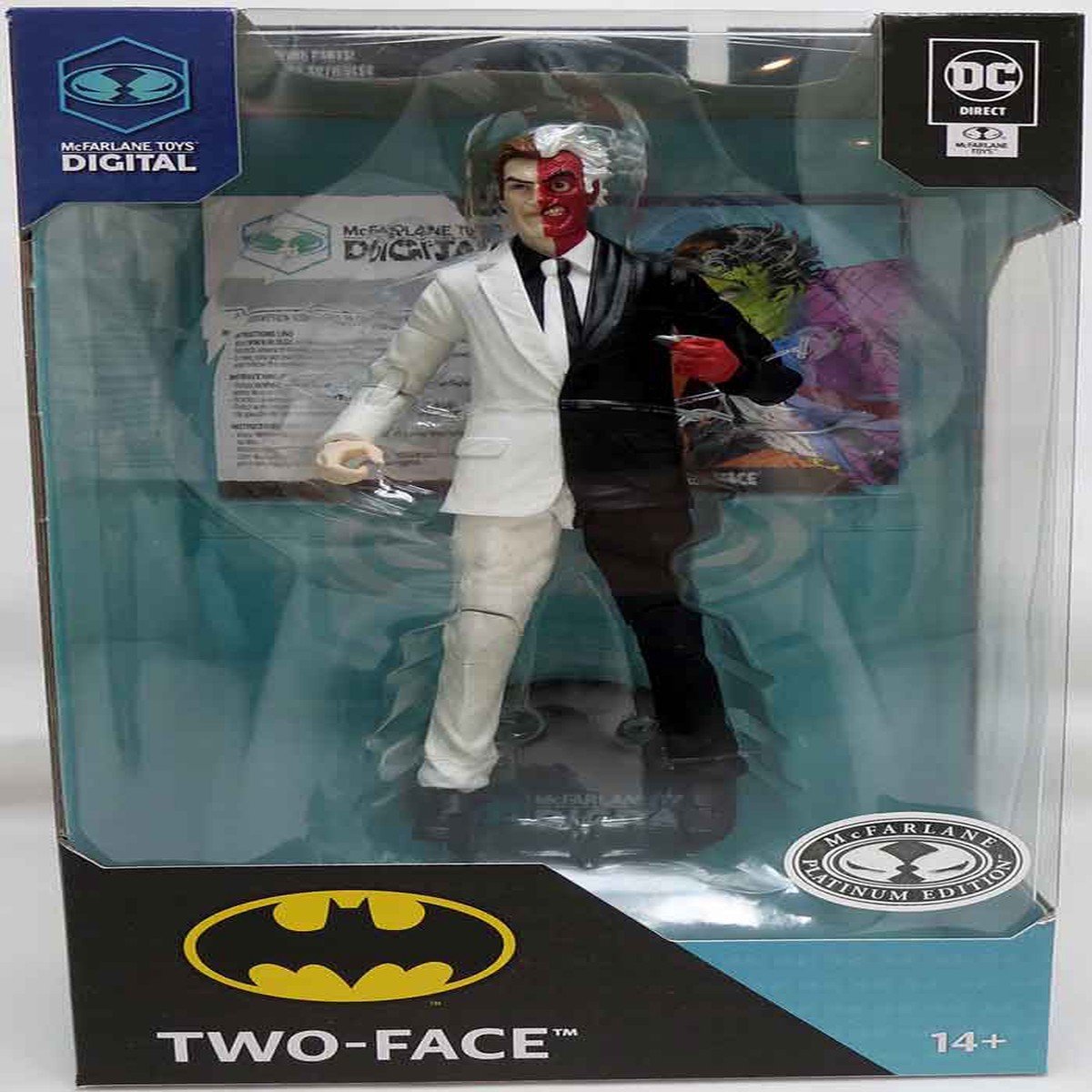 DC Direct Digital DC The Silver Age 7 Inch Action Figure Exclusive – Two-Face Platinum