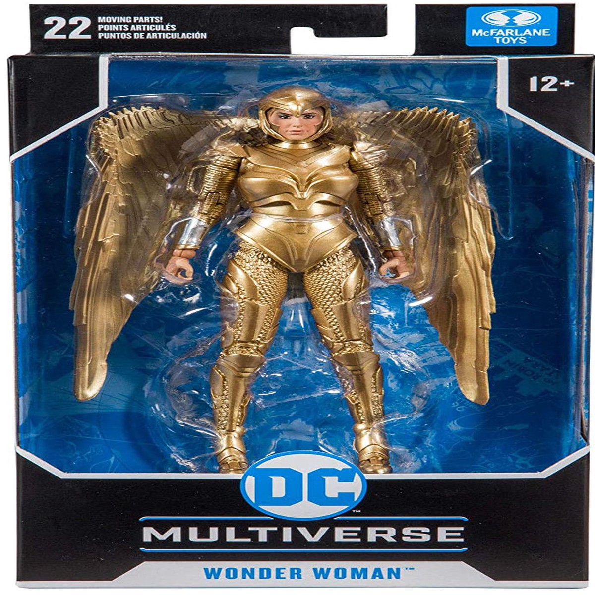 DC Multiverse 7 Inch Figure Movie Series Wonder Woman 2 – Wonder Woman Gold (Sub-Standard Packaging)