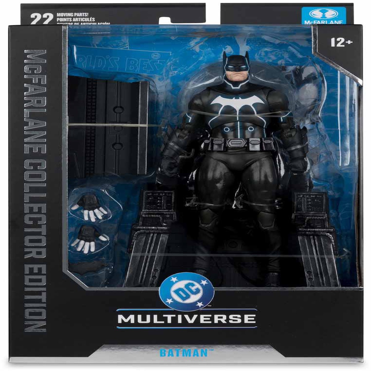 DC Multiverse Collector 6 Inch Action Figure Darkseid War – Batman with Mobius Chair