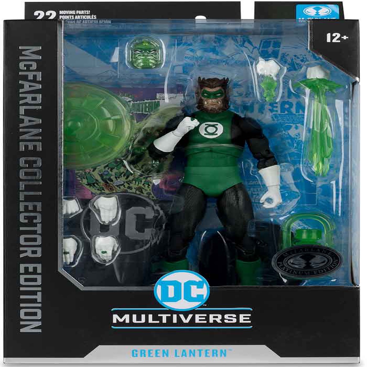DC Multiverse Collector Edition 7 Inch Action Figure Green Lantern Corps Exclusive – Green Lantern Platinum