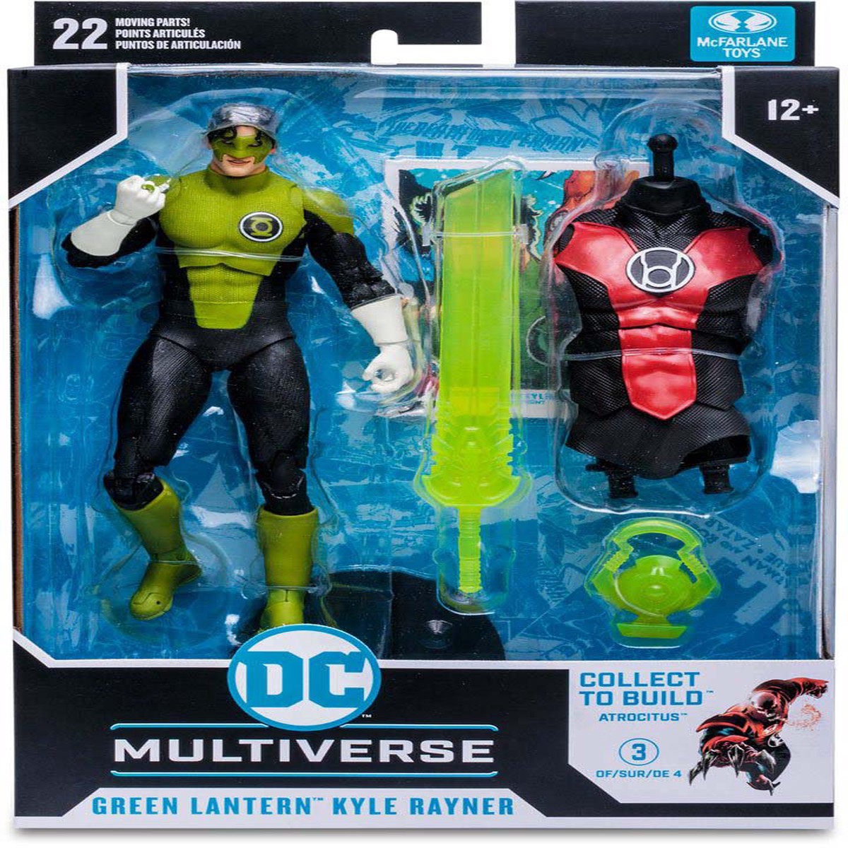 DC Multiverse Comic 7 Inch Action Figure Blackest Night BAF Atrocitus – Kyle Rayner