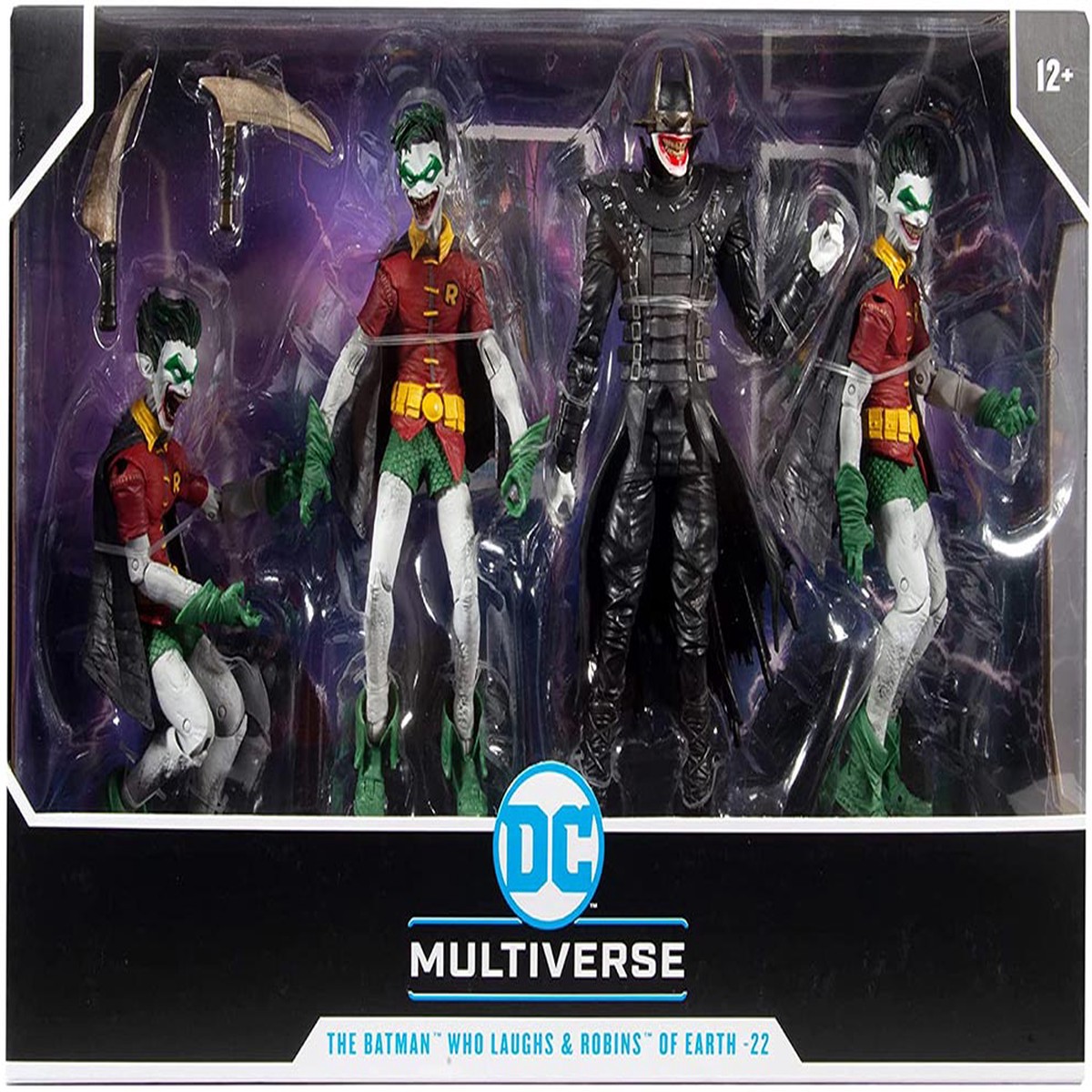 DC Multiverse Comics 7 Inch Action Figure Dark Nights Metal Exclusive – Batman Who Laughs & Robins