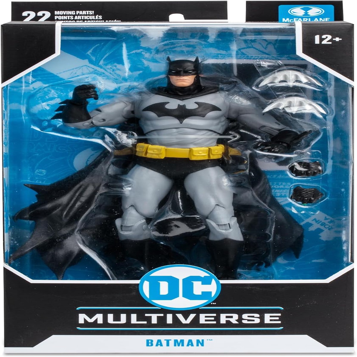 DC Multiverse Comics 7 Inch Action Figure Hush – Batman (Black & Grey)