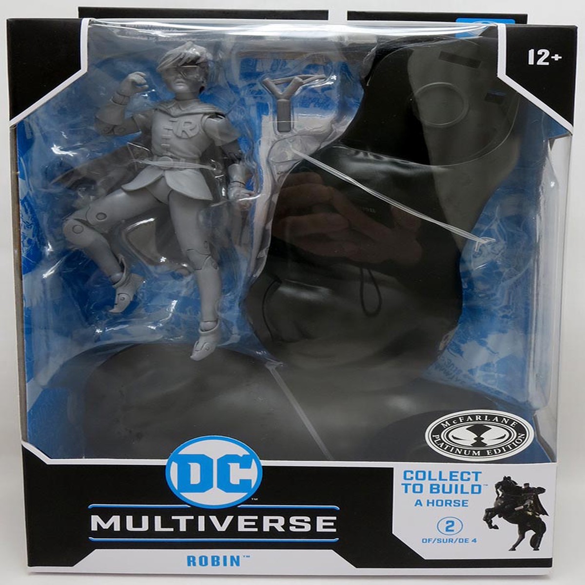 DC Multiverse The Dark Knight Returns 7 Inch Action Figure BAF Batman Horse – Robin Artist Proof Platinum