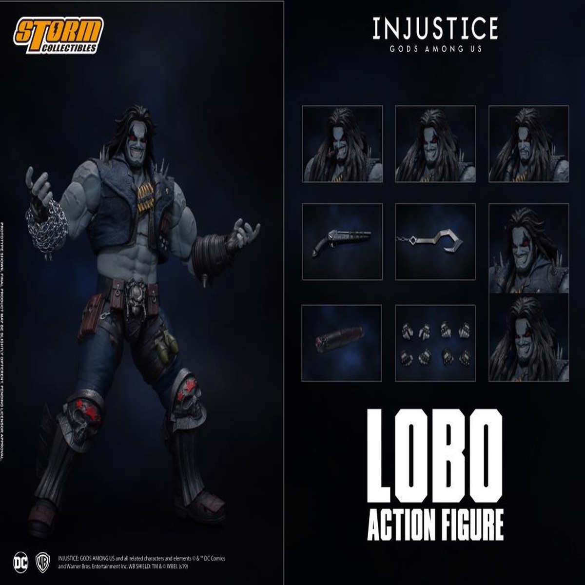 Storm Collectibles 1/12 DC Comics Injustice: Gods Among Us Lobo Action Figure