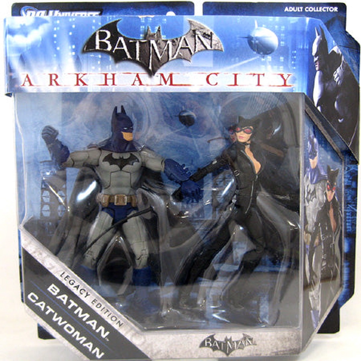 Batman Legacy 6 Inch 2-Pack Figure – Batman & Catwoman (Colored) Non Mint Packaging