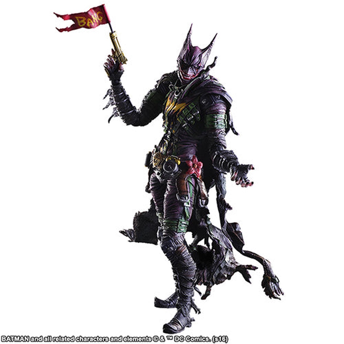 DC Comics Variant Batman Rogues Gallery 10 Inch Action Figure Play Arts Kai – Joker as Batman