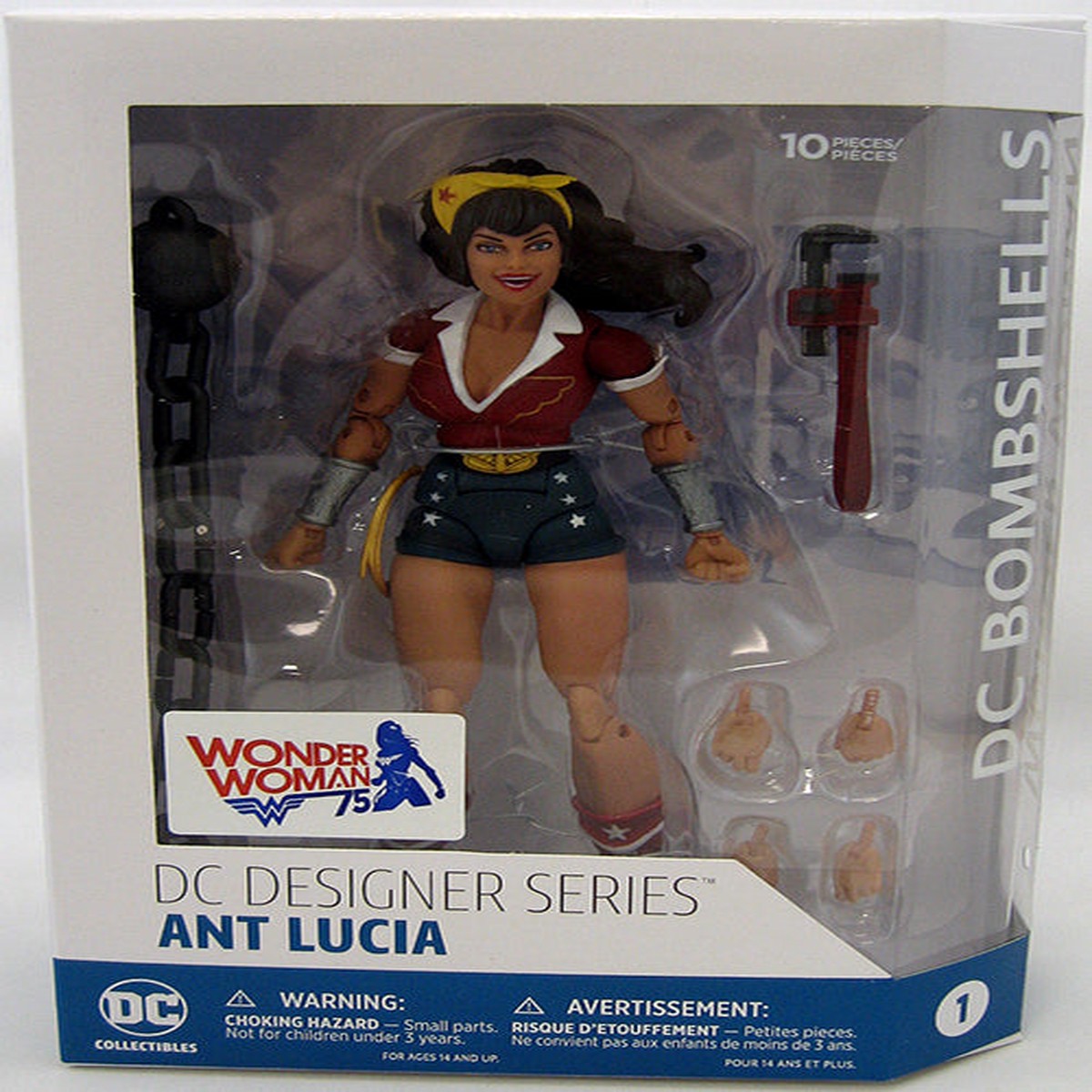 DC Designer 6 Inch Action Figure Bombshells Series – Wonder Woman