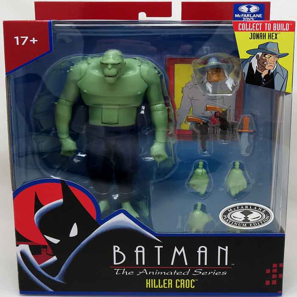 DC Direct Batman The Animated Series 6 Inch Action Figure BAF Jonah Hex Exclusive – Killer Croc Platinum