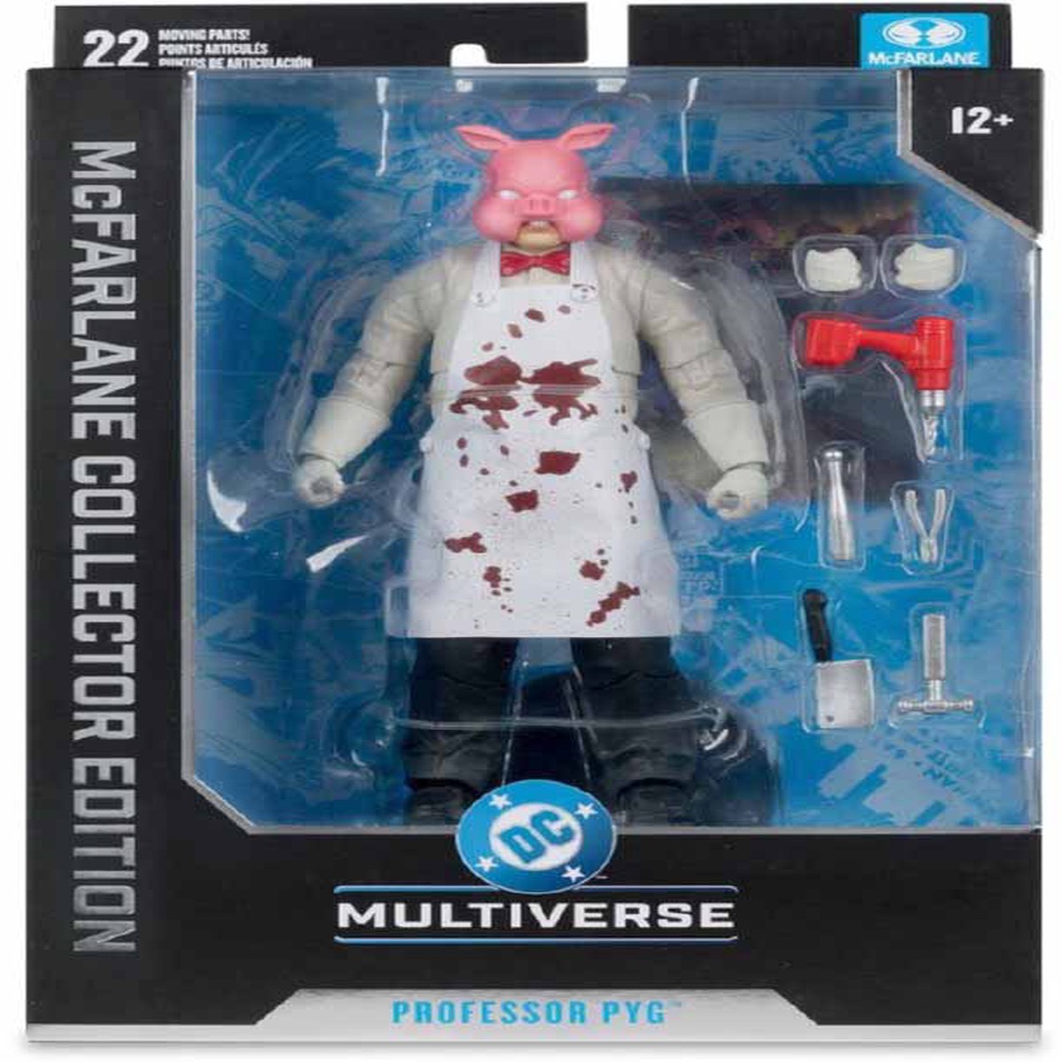 DC Multiverse Batman 7 Inch Action Figure Collector Edition Exclusive – Professor Pyg (White Bloody Apron) Platinum