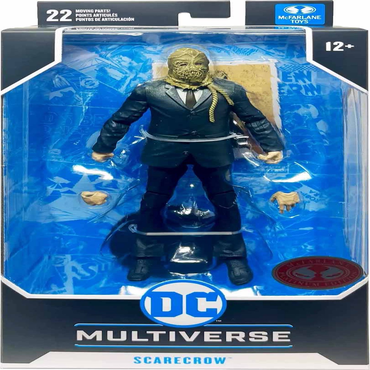 DC Multiverse Batman Begins 7 Inch Action Figure Exclusive – Scarecrow Red Platinum (Sub-Standard Packaging)
