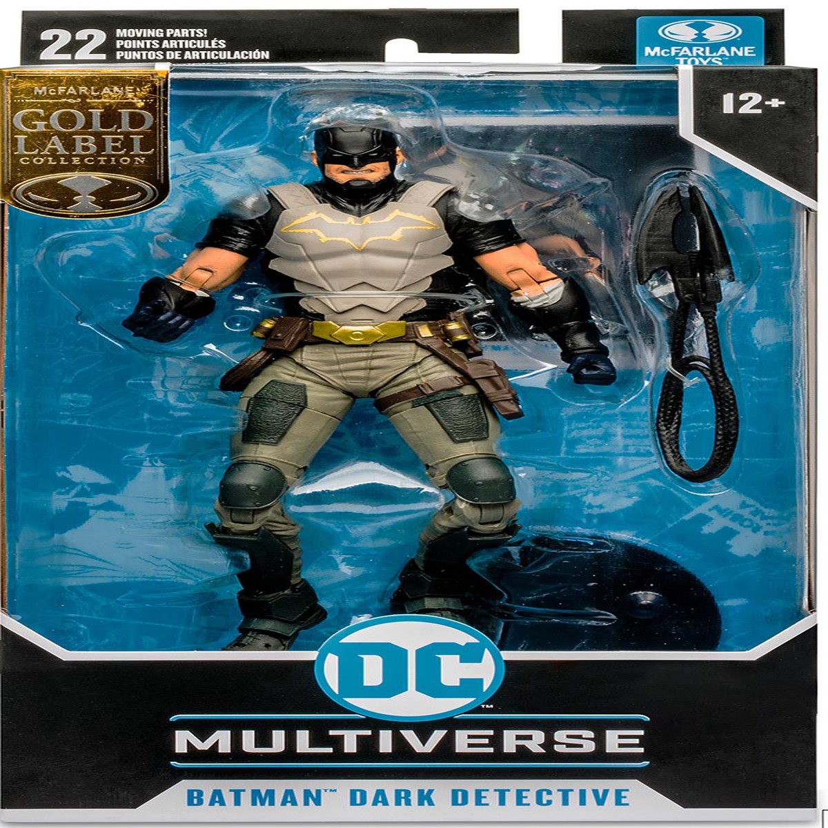 DC Multiverse Comic 7 Inch Action Figure Batman – Batman Dark Detective (Gold Label)
