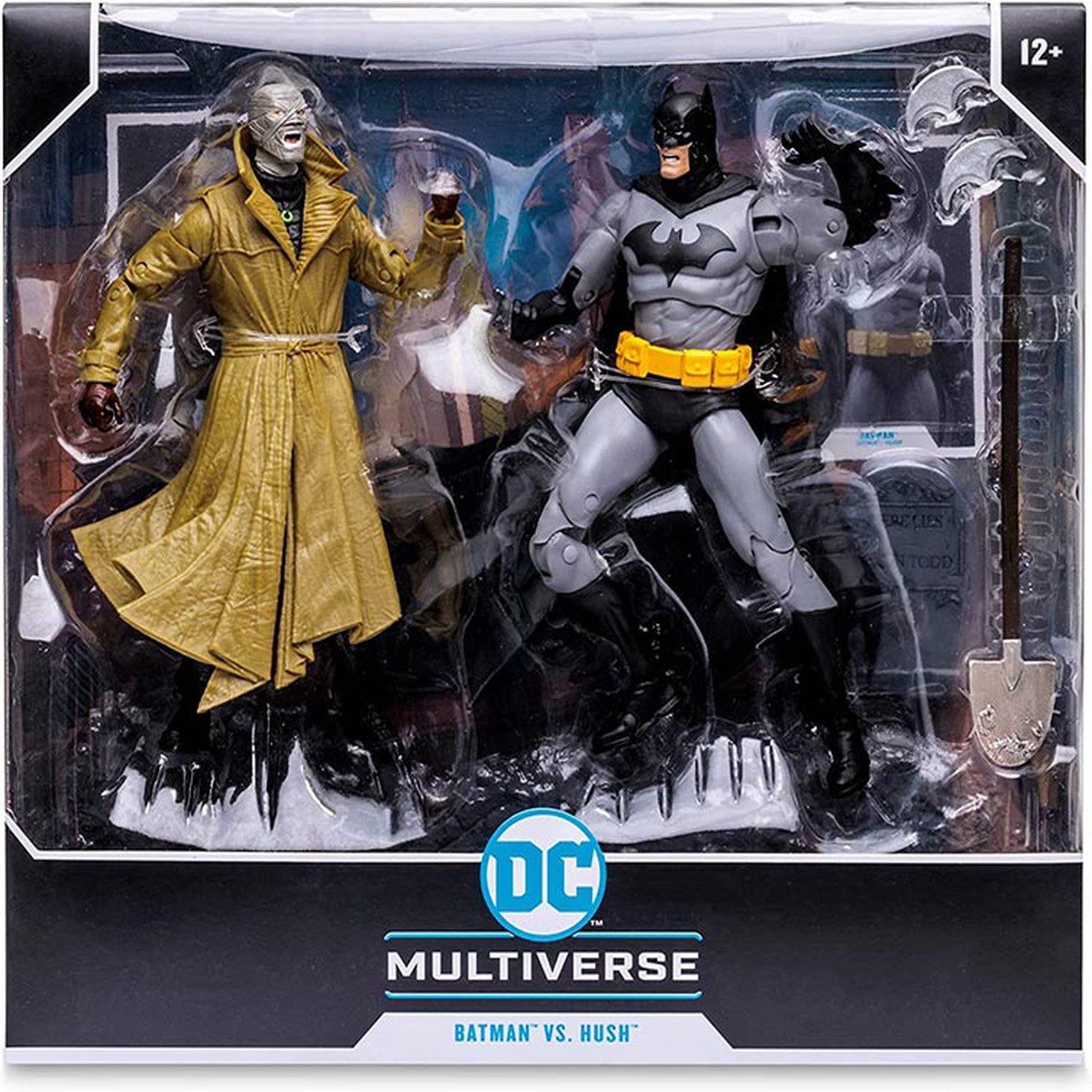 DC Multiverse Comic 7 Inch Action Figure Hush 2-Pack – Batman vs Hush