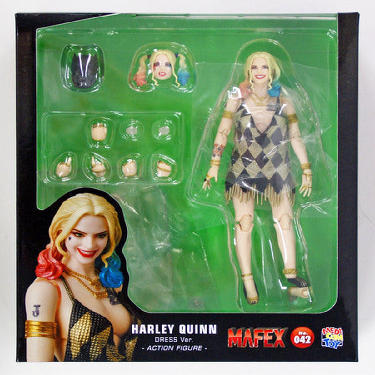 Suicide Squad 6 Inch Action Figure Mafex Series – Harley Quinn Dress Version (Shelf Wear Packaging)