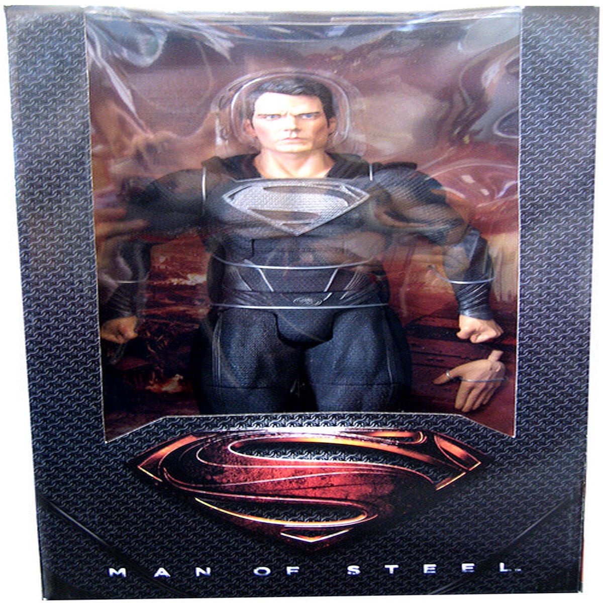 Superman Man Of Steel 18 Inch Action Figure 1/4 Scale Series – Black Suit Superman
