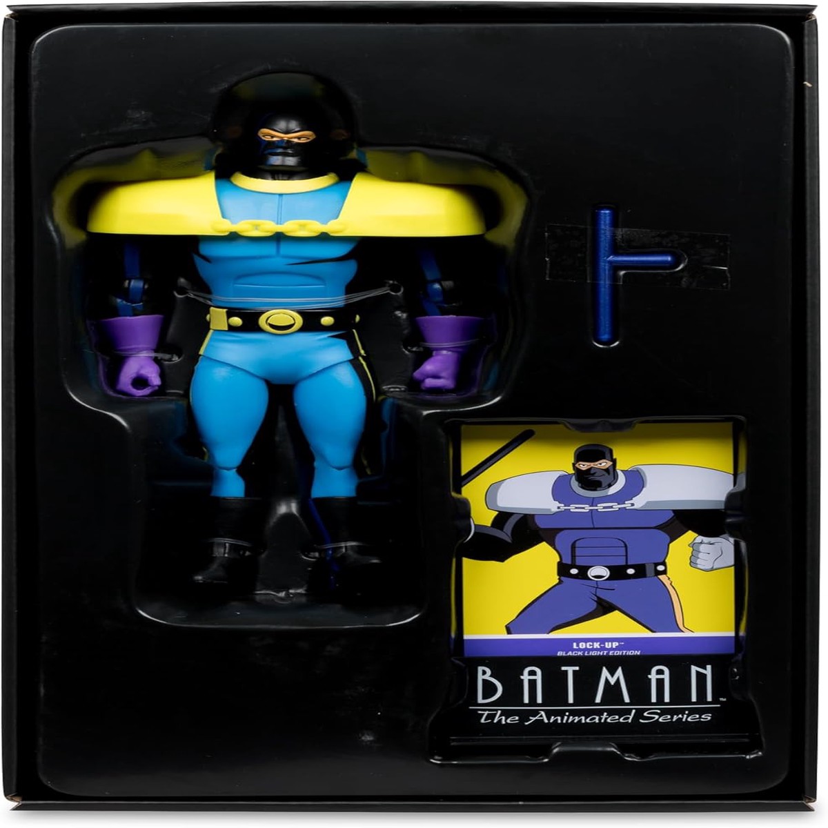 DC Direct Batman The Animated Series 7 Inch Action Figure Exclusive – Lock-Up Black Light Edition Gold Label