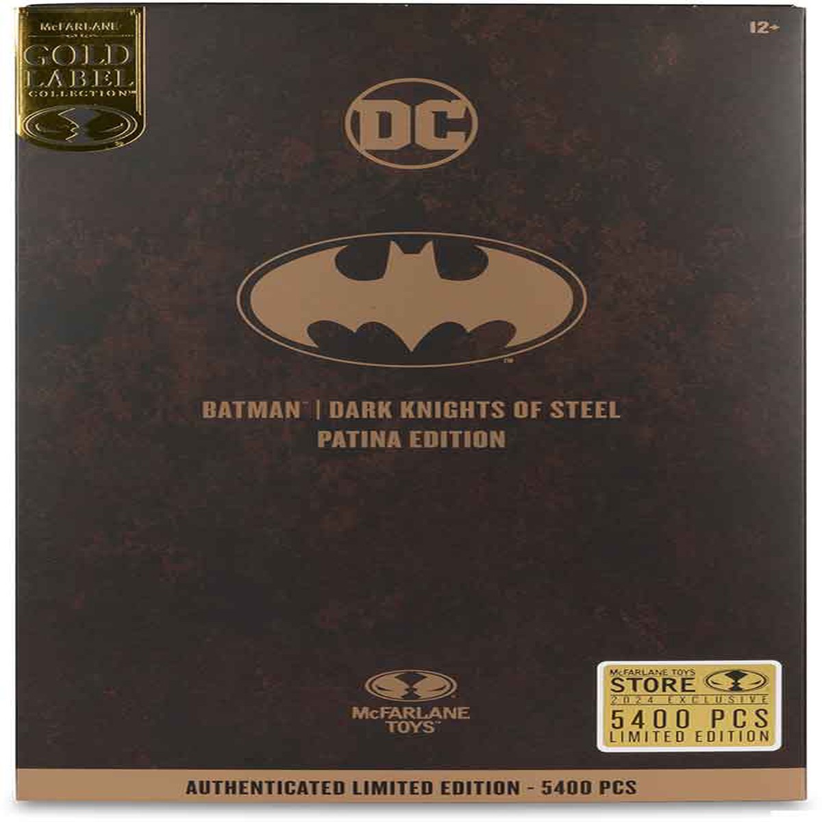 DC Multiverse Dark Knights of Steel 7 Inch Action Figure Exclusive – Batman Patina Gold Label
