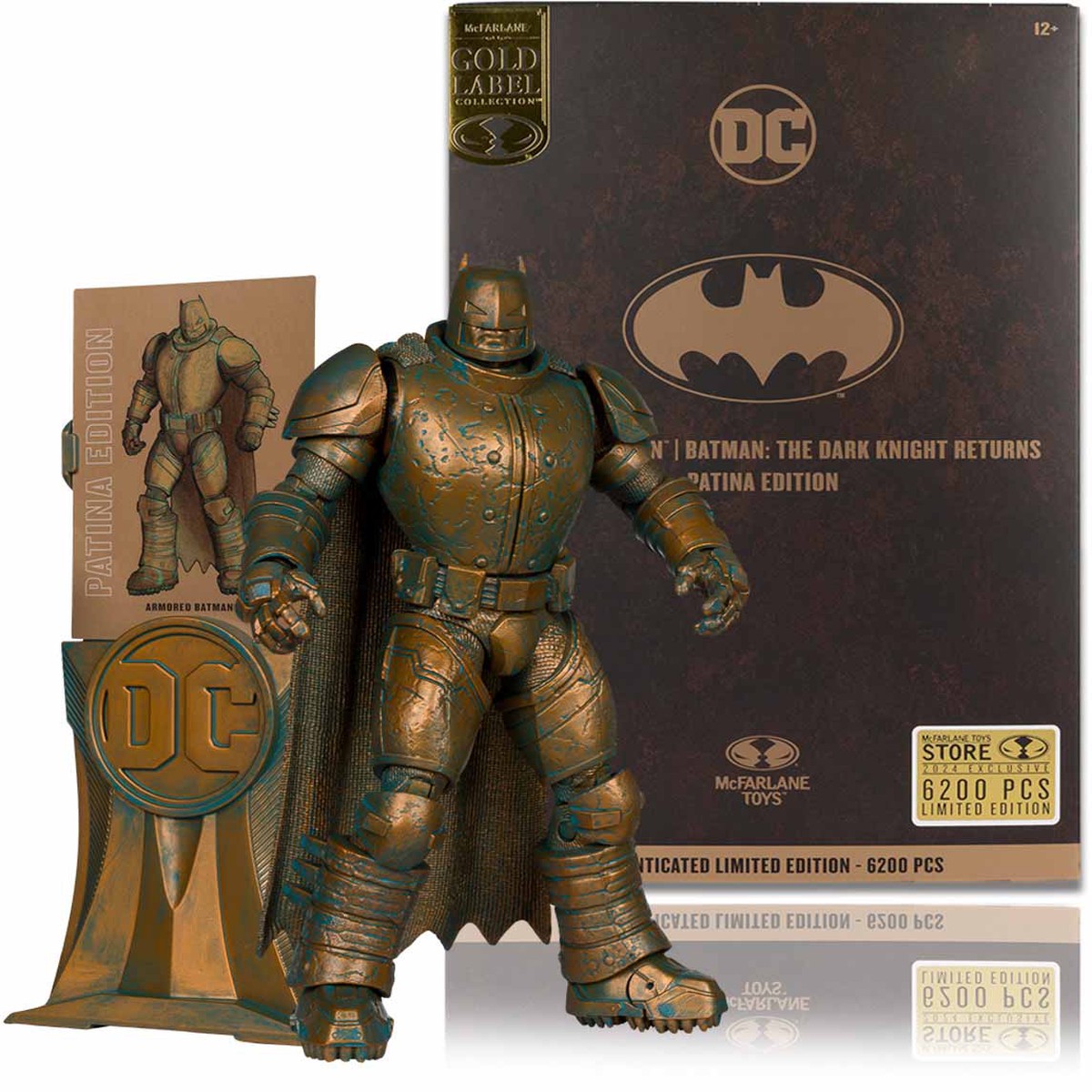 DC Multiverse The Dark Knight Returns 7 Inch Action Figure Exclusive – Armored Batman Patina Edition Gold Label