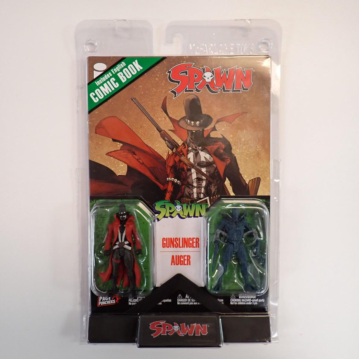 Spawn Gunslinger and Auger - Page Puncher McFarlane Toys