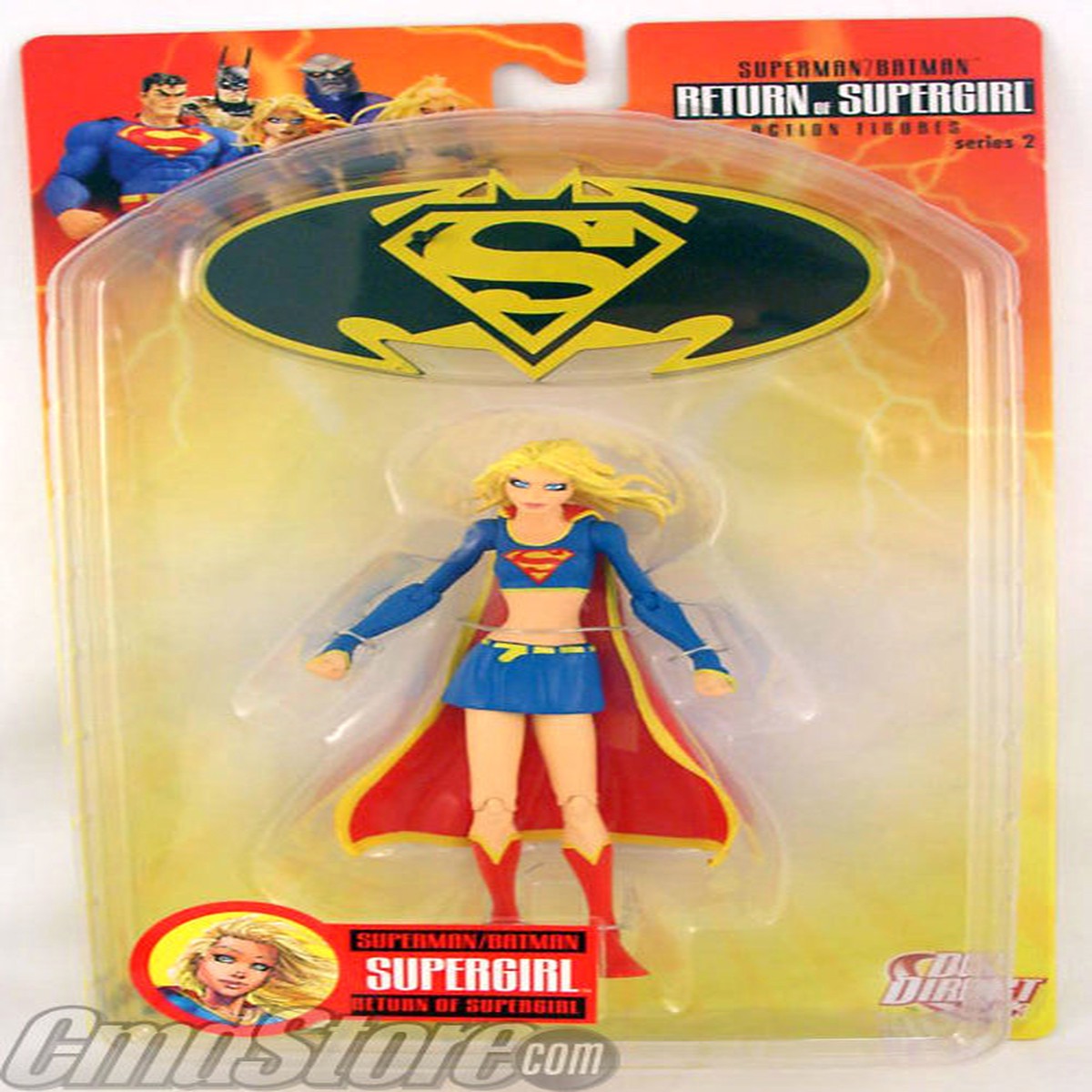 SUPERGIRL 6″ Action Figure DC DIRECT: BATMAN/SUPERMAN RETURN OF SUPERGIRL Series 2 Toy (Shelf Wear Packaging)