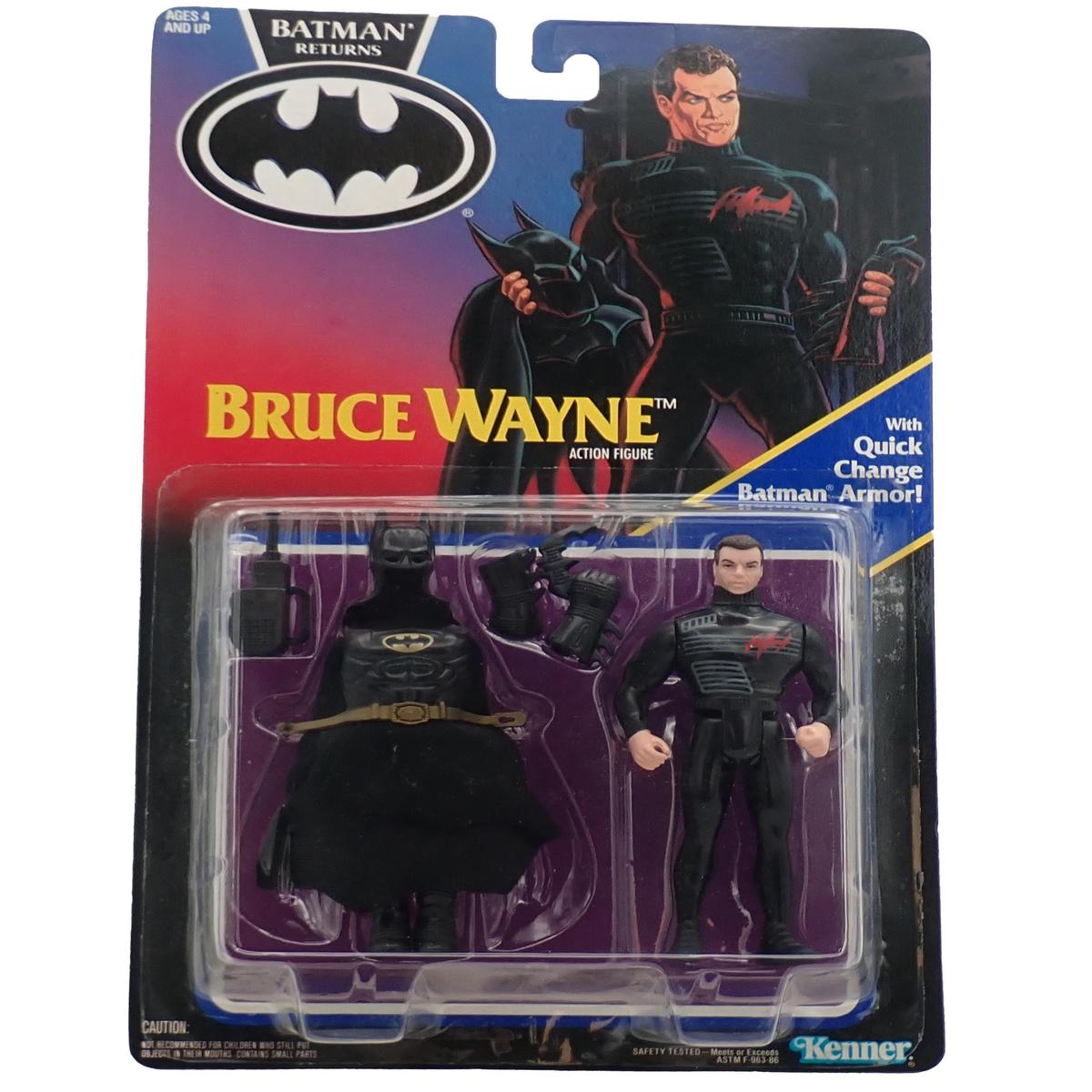 Bruce Wayne with Quink Change Batman Armor  – Batman Returns Figure