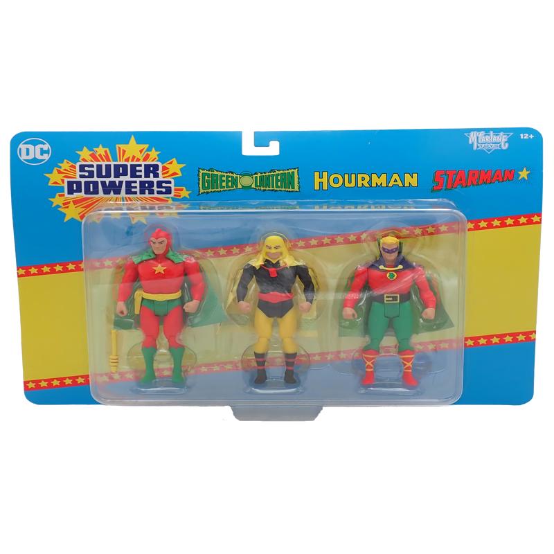 Green Lantern / Hourman / Starman – Retro DC Super Powers Figures