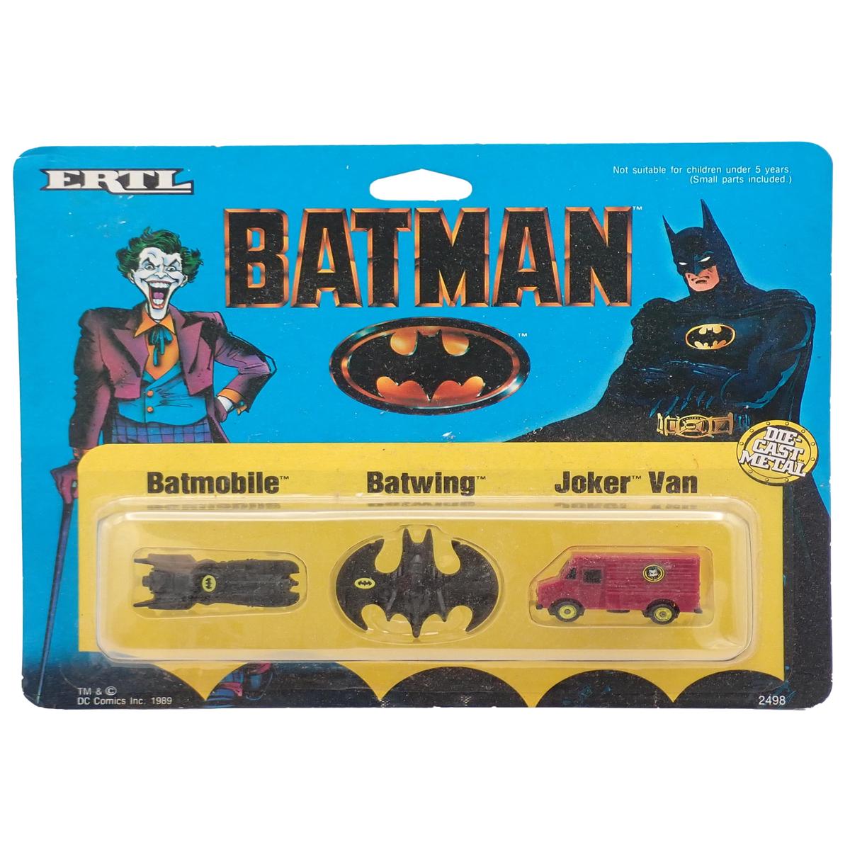 Batmobile, Batwing, & Joker Van – Batman Die Cast Vehicles